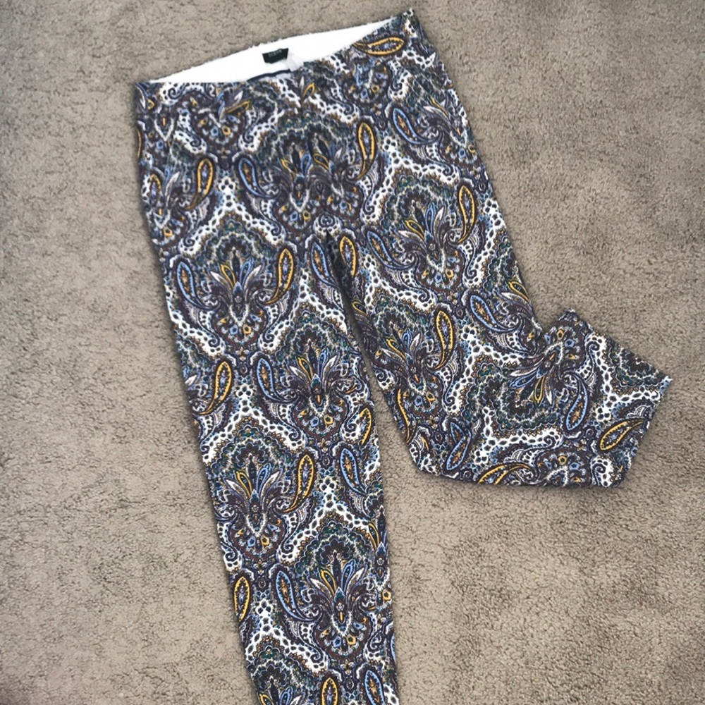 Jcrew Paisley City Fit Chino